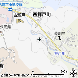 愛知県瀬戸市西拝戸町20周辺の地図