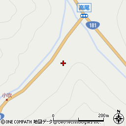鳥取県日野郡日野町高尾742周辺の地図