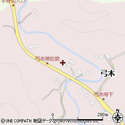 千葉県夷隅郡大多喜町弓木68周辺の地図