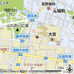 静岡県富士宮市大宮町6-7周辺の地図