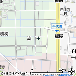愛知県稲沢市堀之内町（流）周辺の地図