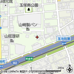 山崎製パン名古屋工場寮周辺の地図