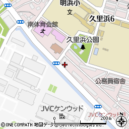 日本キリスト教団久里浜教会周辺の地図