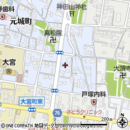 静岡県富士宮市元城町6周辺の地図