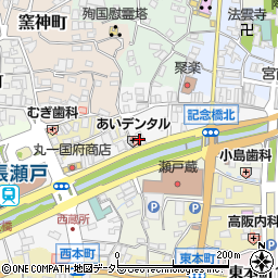愛知県瀬戸市栄町26周辺の地図