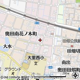 愛知県稲沢市奥田計用町周辺の地図