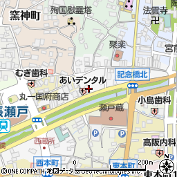 愛知県瀬戸市栄町26-16周辺の地図