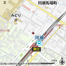 京進　スクール・ワン河瀬教室−個別指導周辺の地図