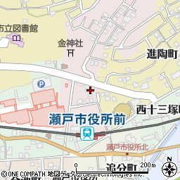 愛知県瀬戸市小金町57周辺の地図