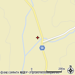 岡山県真庭郡新庄村野土路4884周辺の地図