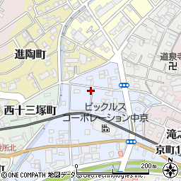 愛知県瀬戸市東十三塚町90周辺の地図