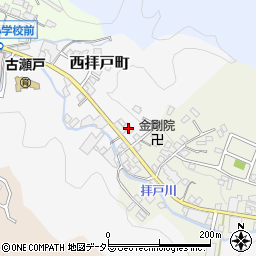 愛知県瀬戸市西拝戸町30周辺の地図