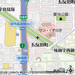 愛知県名古屋市北区楠町（如意字尻広）周辺の地図