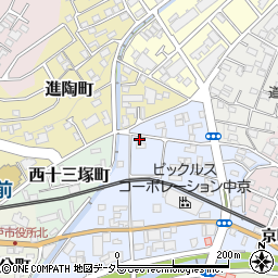 愛知県瀬戸市東十三塚町110周辺の地図