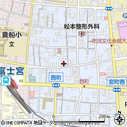 西富士宮薬局周辺の地図