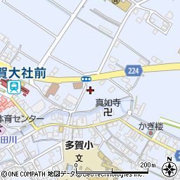 滋賀県犬上郡多賀町多賀1378周辺の地図