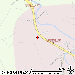 千葉県夷隅郡大多喜町弓木54周辺の地図
