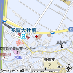 滋賀県犬上郡多賀町多賀1443周辺の地図