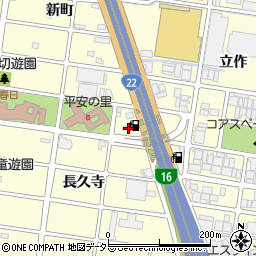 愛知県清須市春日新町周辺の地図