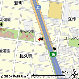 愛知県清須市春日（新町）周辺の地図