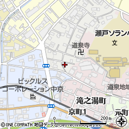 愛知県瀬戸市安戸町61周辺の地図