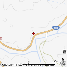 鳥取県日野郡日南町菅沢836-2周辺の地図