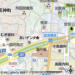 愛知県瀬戸市栄町24周辺の地図