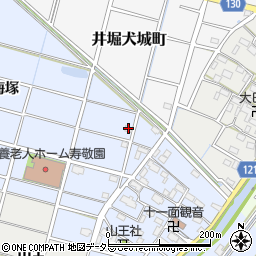 愛知県稲沢市平和町観音堂東海塚75周辺の地図