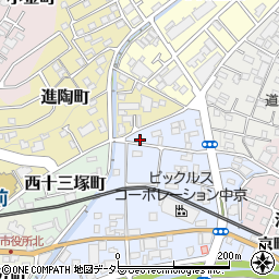愛知県瀬戸市東十三塚町94-4周辺の地図