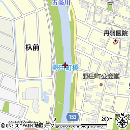 町田町橋周辺の地図
