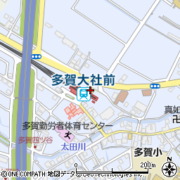 滋賀県犬上郡多賀町多賀1319周辺の地図