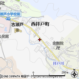 愛知県瀬戸市西拝戸町22周辺の地図