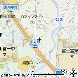 げんさん富士宮店周辺の地図