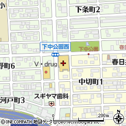 コノミヤ　中切店周辺の地図