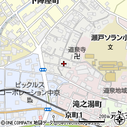 愛知県瀬戸市安戸町64周辺の地図