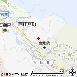 愛知県瀬戸市西拝戸町32周辺の地図