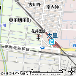 愛知県稲沢市奥田切田町84周辺の地図