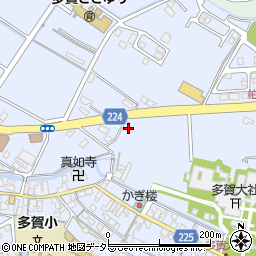 滋賀県犬上郡多賀町多賀1401-4周辺の地図
