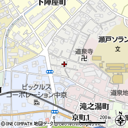 愛知県瀬戸市安戸町58周辺の地図