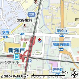 ＭＡＹパーク瀬戸市駅前駐車場周辺の地図