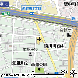 ＮＴＰ名古屋トヨペット　勝川店周辺の地図