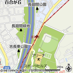 長廻間駅周辺の地図