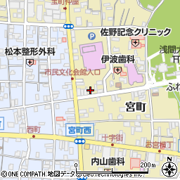 甲田紙店周辺の地図