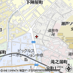 愛知県瀬戸市安戸町55-1周辺の地図