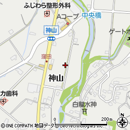 静岡県御殿場市神山868-6周辺の地図