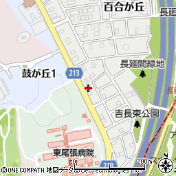 愛知県名古屋市守山区百合が丘1004周辺の地図