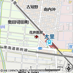 愛知県稲沢市奥田切田町83周辺の地図