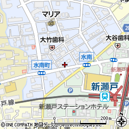 スペース新瀬戸第１駐車場周辺の地図