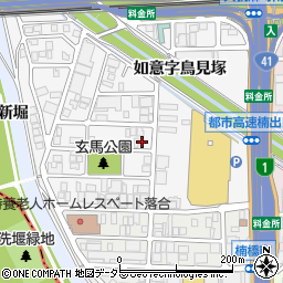 愛知県名古屋市北区玄馬町161周辺の地図
