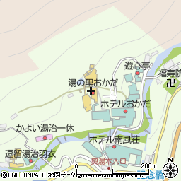 箱根の森おかだ周辺の地図